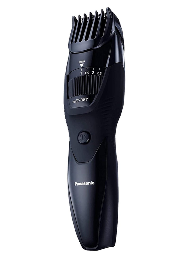 باناسونيك مجموعة أدوات تهذيب اللحية قابلة للشحن ومناسبة للاستخدام على البشرة المبتلة والجافة أسود/ فضي/ شفاف - Image 1