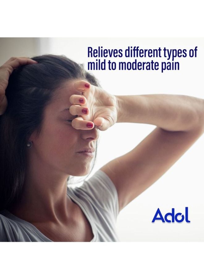 Adol Paracetamol Pain Relieving Caplets - Image 2