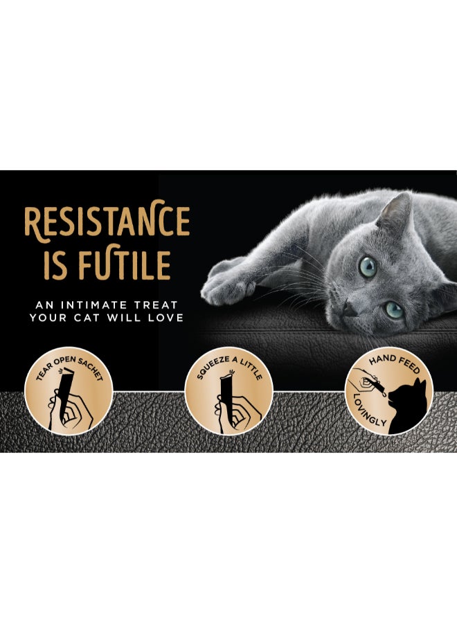 Sheba - Tuna Flavour Creamy Treats 4 Pouches Multicolour 12grams - Image 1