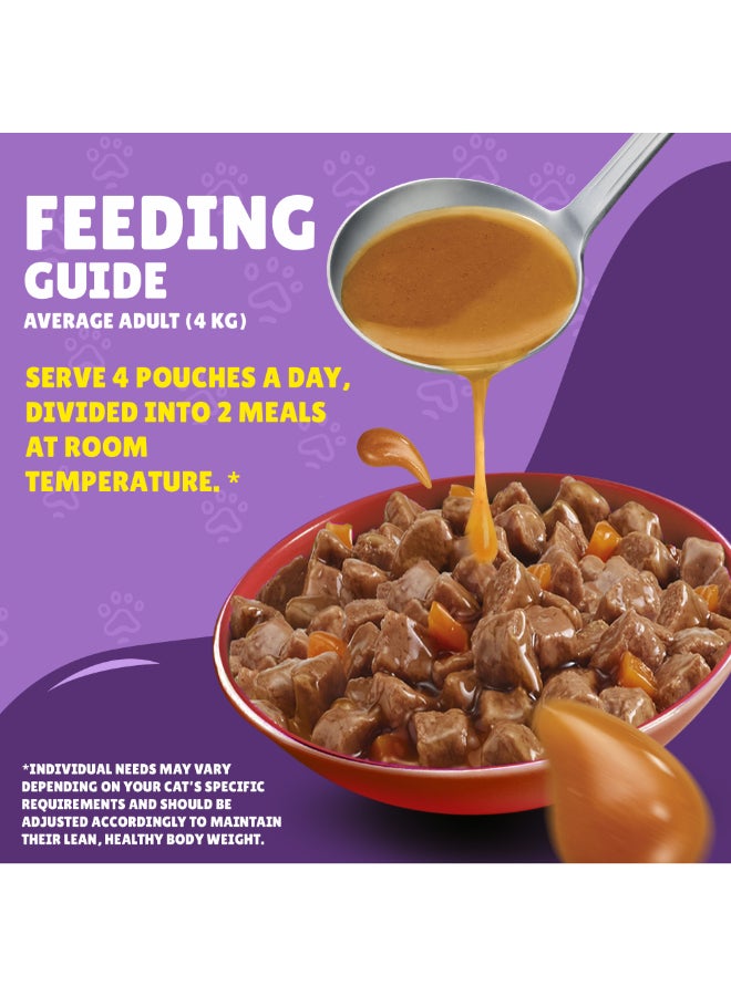 Friskies Beef Chunks In Gravy Wet Cat Food Pouch Brown 85grams - pnsku/N34907026A/45/_/1738329815/6a01938e-bb06-4899-8069-e95c45db1d24