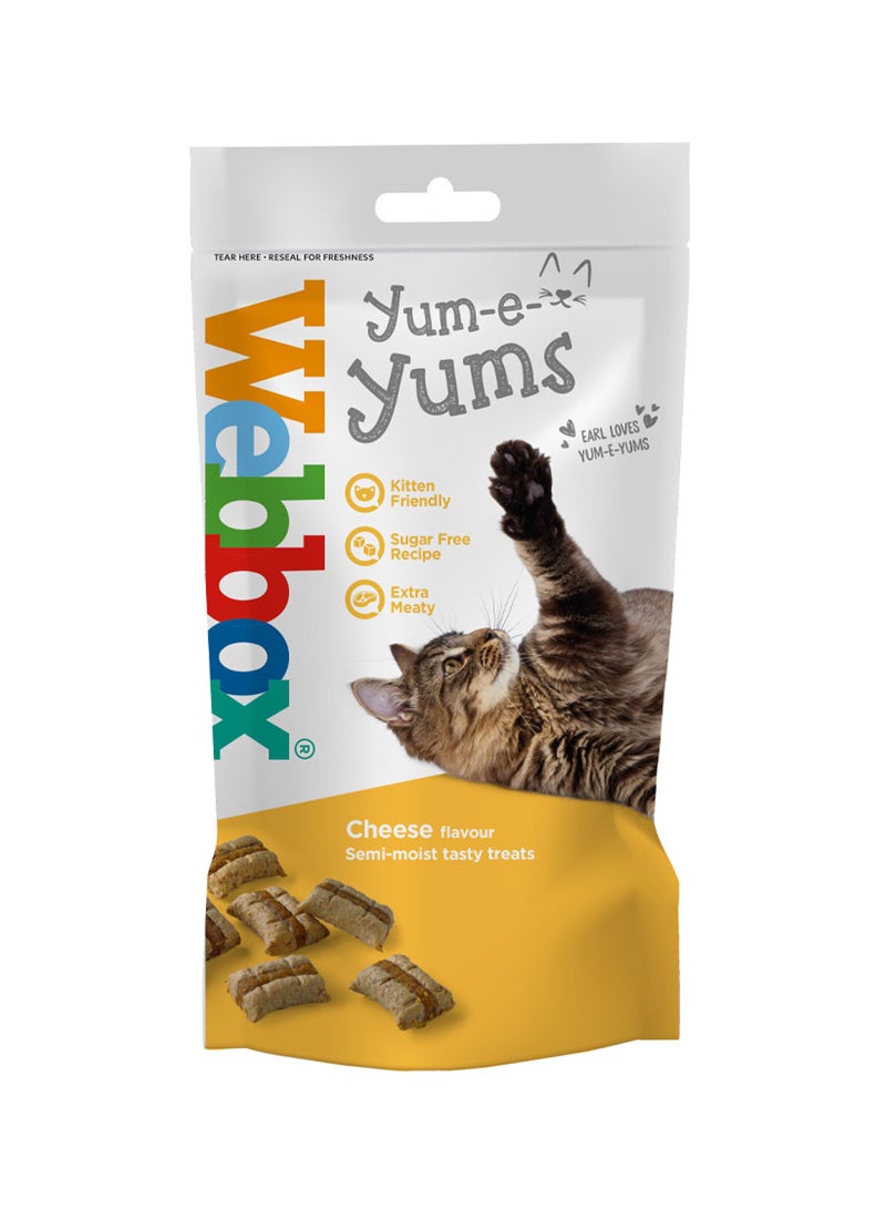 Webbox Yum-E-Yums Cheese Cat Treat 40grams 