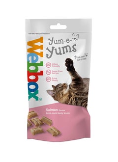 Webbox Yum-E-Yums Salmon Cat Treats Multicolour 40grams  - Image 1