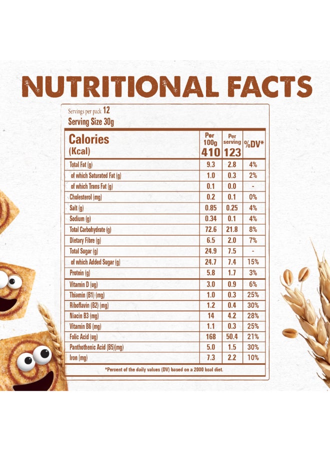 Nestle - Cini Minis Cinnamon Breakfast Cereal 375grams - Image 1