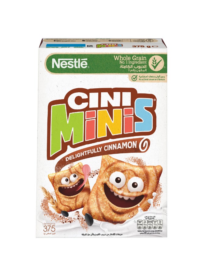 Nestle - Cini Minis Cinnamon Breakfast Cereal 375grams - Image 1