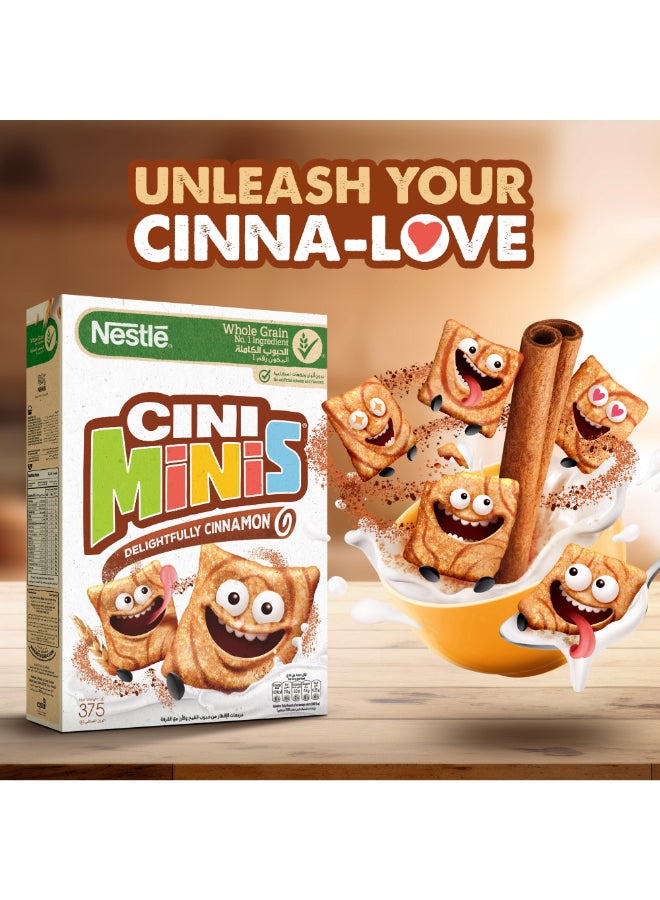 Nestle - Cini Minis Cinnamon Breakfast Cereal 375grams - Image 1