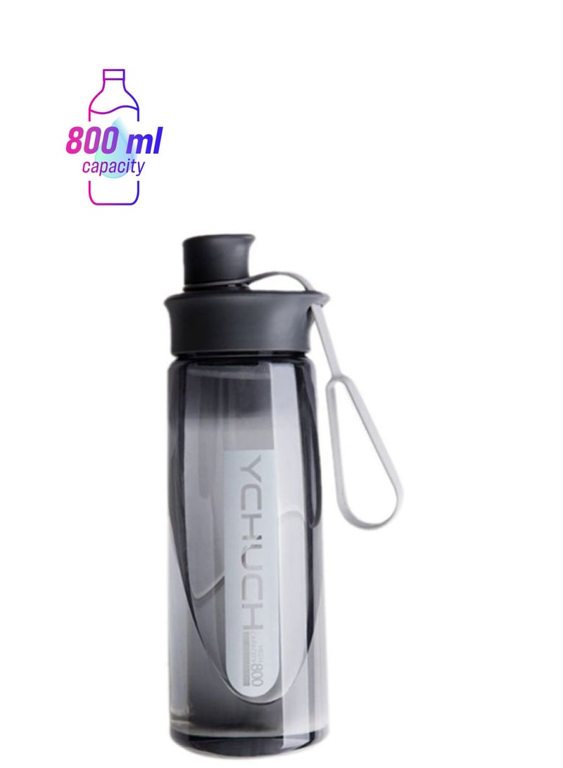 Beauenty Water Bottle With Tea Infuser Plastic Cup Grey 
