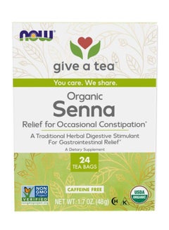 Senna Tea, Organic 24 Tea Bags