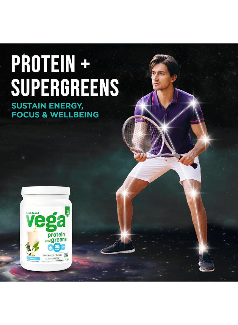Vega Protein And Greens Vanilla Flavored Plant Based 20G Protein 526G - Image 2