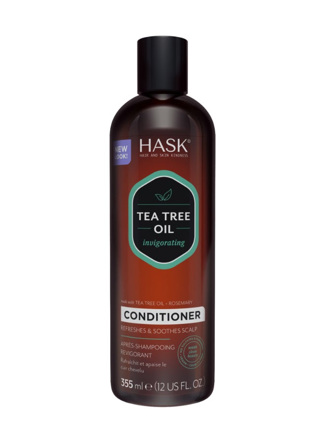 HASK Tea Tree Oil & Rosemary Conditioner 355ml 355ml  - Image 1