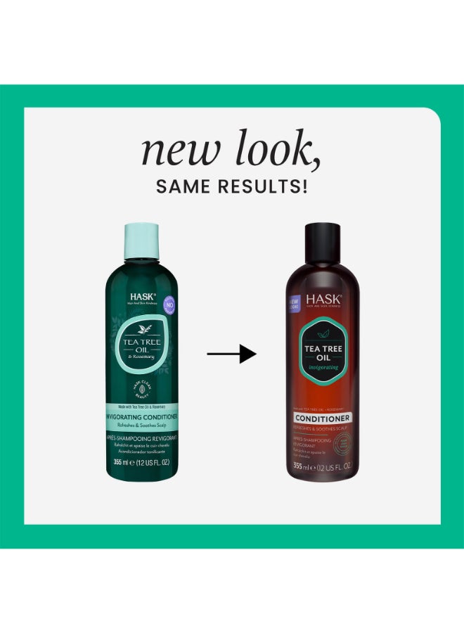 HASK Tea Tree Oil & Rosemary Conditioner 355ml 355ml  - Image 4