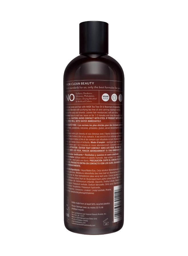 HASK Tea Tree Oil & Rosemary Conditioner 355ml 355ml  - Image 2