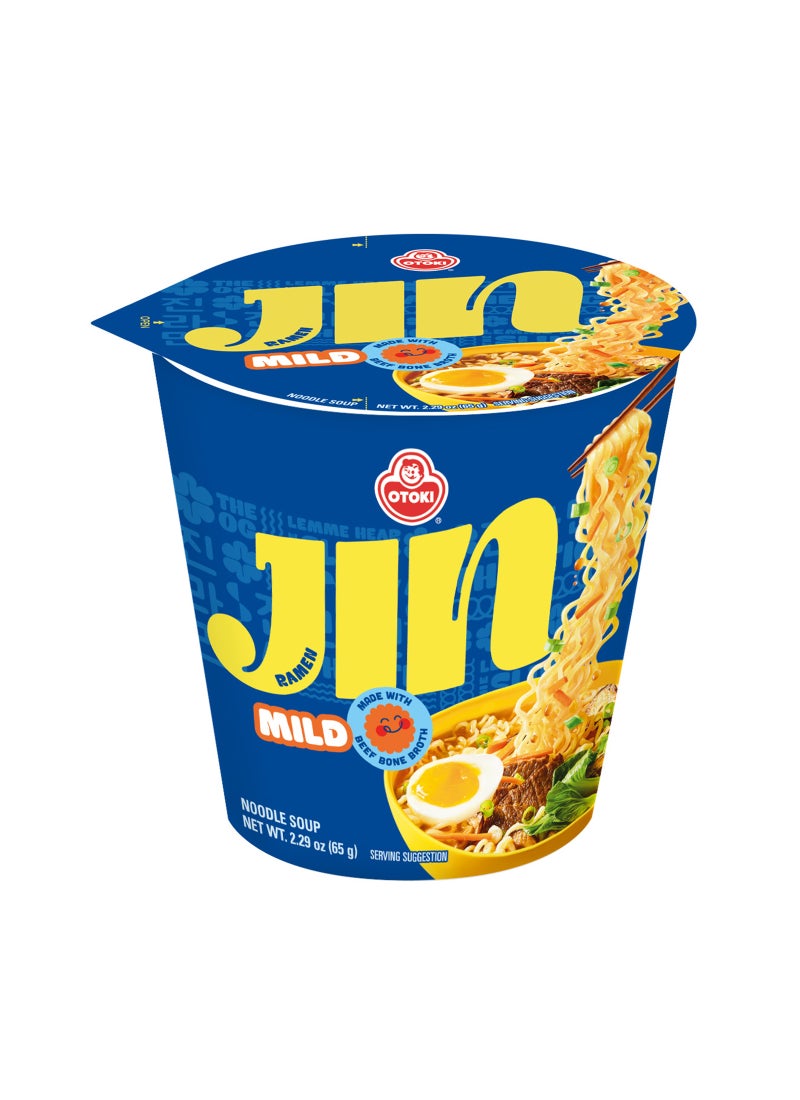 Ottogi Jin Cup Ramen Mild 65grams - Image 1