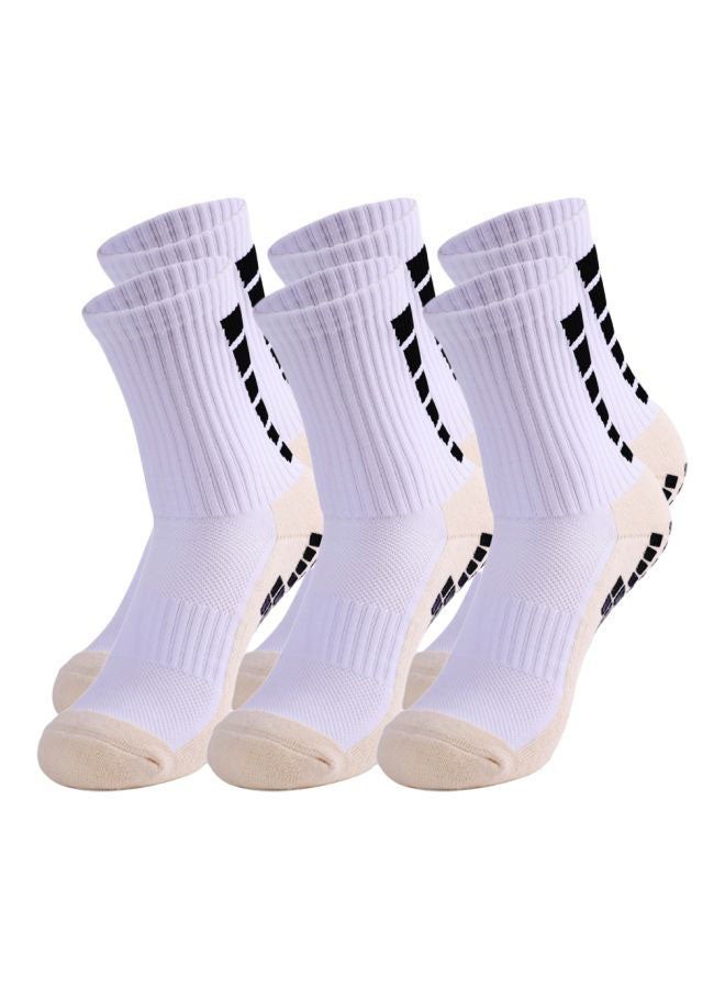 3 Pair of Athletic Football Socks - Image 1