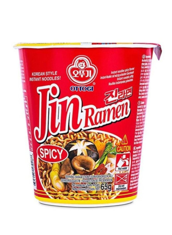 Ottogi Jin Cup Ramen Spicy 65grams 