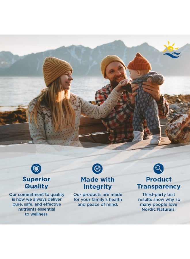 NORDIC NATURALS Ultimate Omega + CoQ10, Lemon, 1,280 mg, 120 Soft Gels  - Image 5