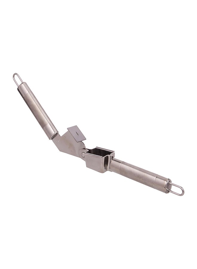 Royalford Stainless Steel Garlic Press Silver 19x6.2x3cm  - Image 2