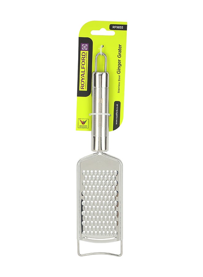 Royalford Stainless Steel Ginger Grater Silver 25.5x6cm  - Image 2