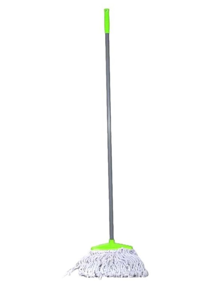 رويال فورد ممسحة قطنية بعصا حديدية رمادي/ أبيض/ أخضر 21x26x3.8سم - Image 1