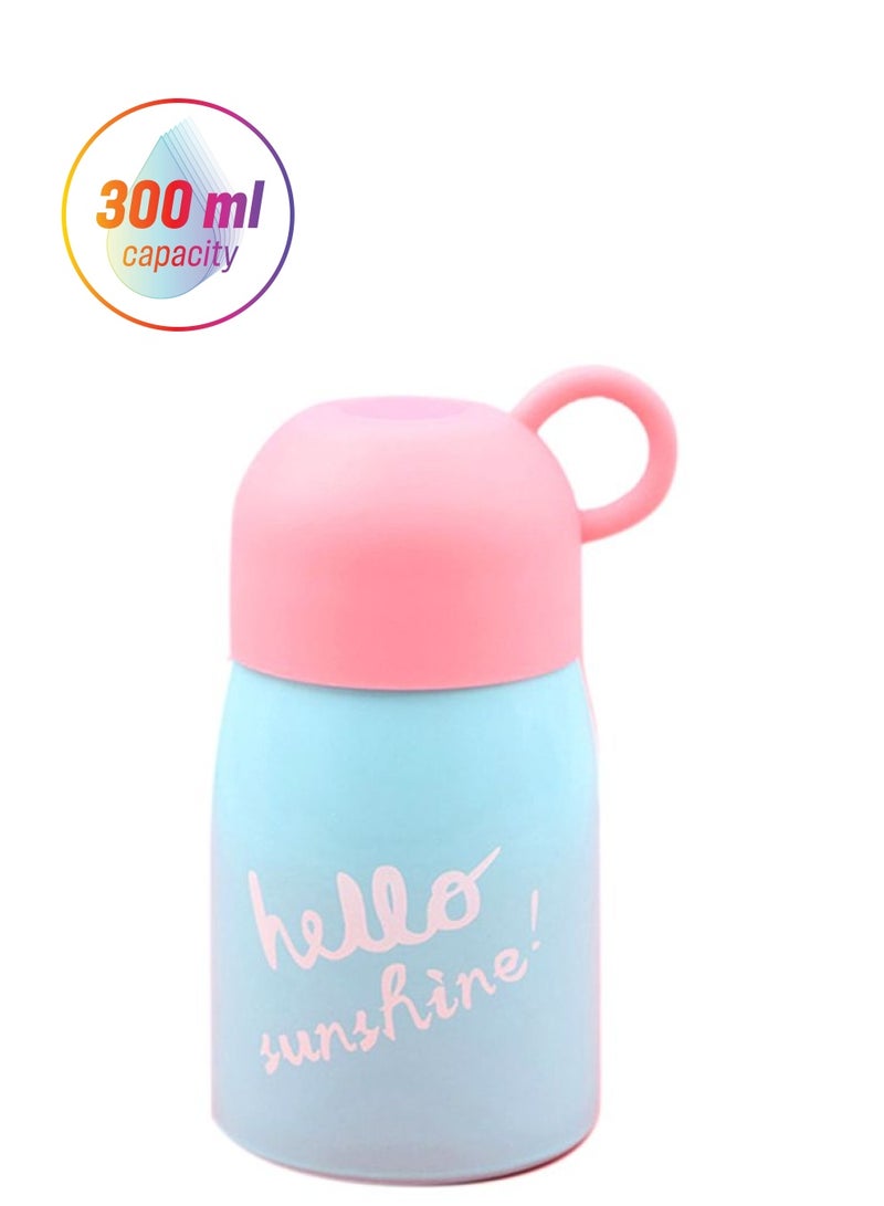 Beauenty Mini Hello Sunshine Printed Coffee Thermos Blue/Pink