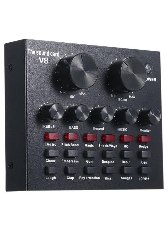 Intelligent Volume Adjustable Audio Mixer Sound Card - Image 1