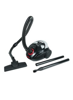 Impex Vacuum Cleaner | High-Power Suction | Washable Cloth Bag | Flexible Hose with Air Flow Adjustment | Pedal Switch & Auto-Rewinding Wire | Easy Movement with Wheels 1.2 L 1200 W VC 4705 Black  - Image 1