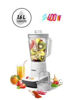 iSONIC 2 IN 1 BLENDER WITH MILL 1.6 L 400 W IB 709 Beige  - Image 1
