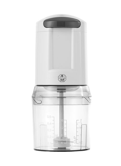 Electric Multipurpose Chopper For Perfect And Quick Chopping 0.5L 250W 0.5 L 250 W S65 White/Black/Clear