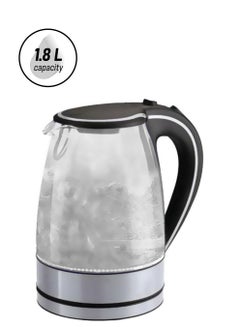 Generic Glass Electric Kettle 1.8L 1.8 L 3884 Silver/Black 