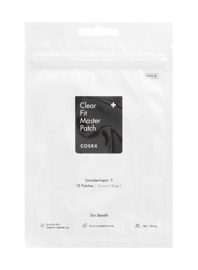 Cosrx - Clear Fit Master Patch, 18 Patches White - Image 1