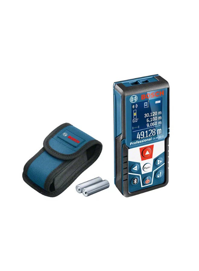 BOSCH Professional Laser Measure With GLM Floorplan App GLM 50 C Blue/Black 50meter  - Image 1