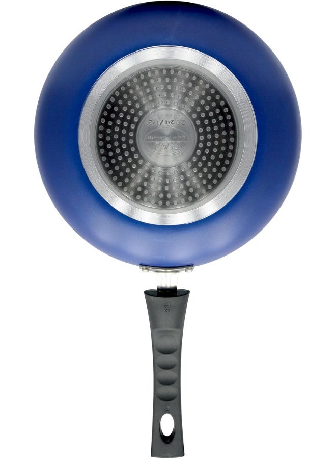 راج مقلاة مضادة للالتصاق تعمل بالحث أسود/أزرق 22سم - Image 4