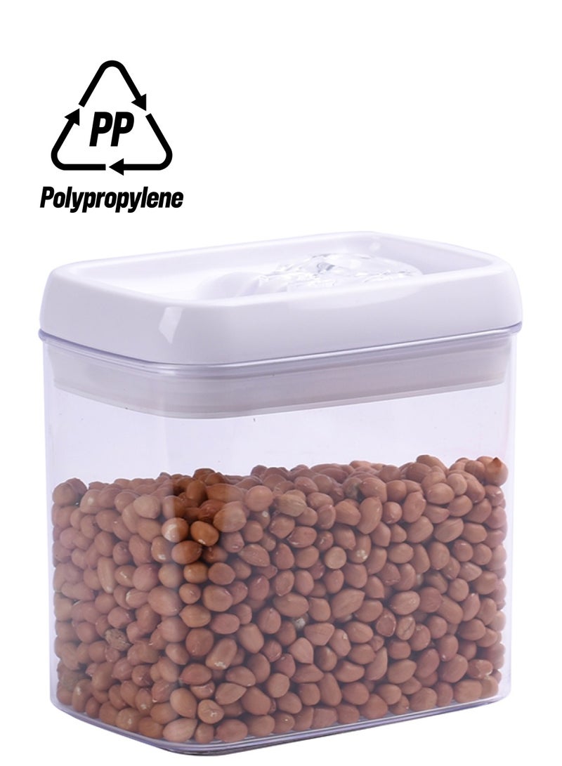 Food Storage Container Clear/White 16X10X16cm - Image 1