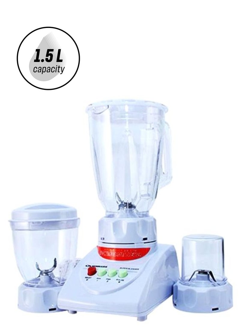 أولسنمارك خلاط يوضع أعلى الطاولة 1.5 L 327 W OMSB2054 أبيض/ شفاف 