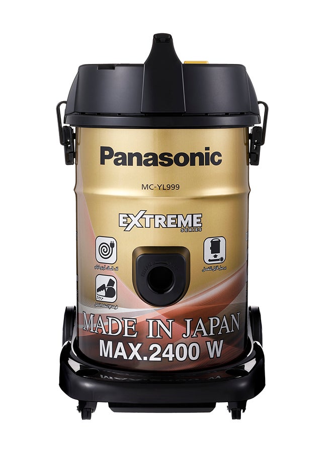 Panasonic Vacuum Cleaner 21 L 2400 W MC-YL999 Gold/Grey  - Image 2