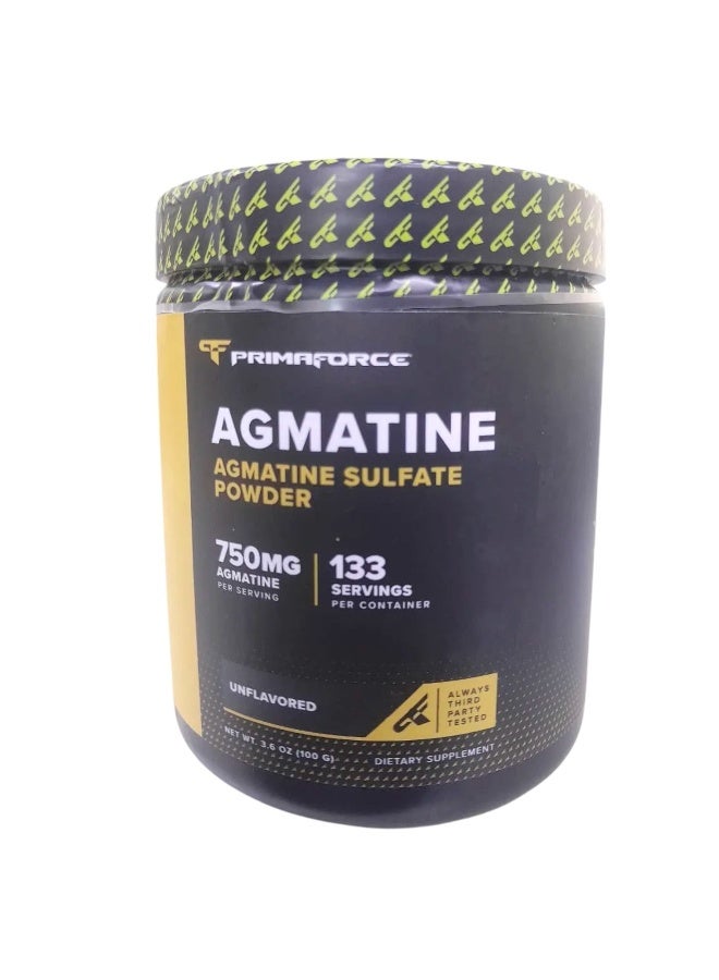 Primaforce Agmatine Sulfate Powder, Unflavored 3.5 oz Packaging May Vary - Image 1