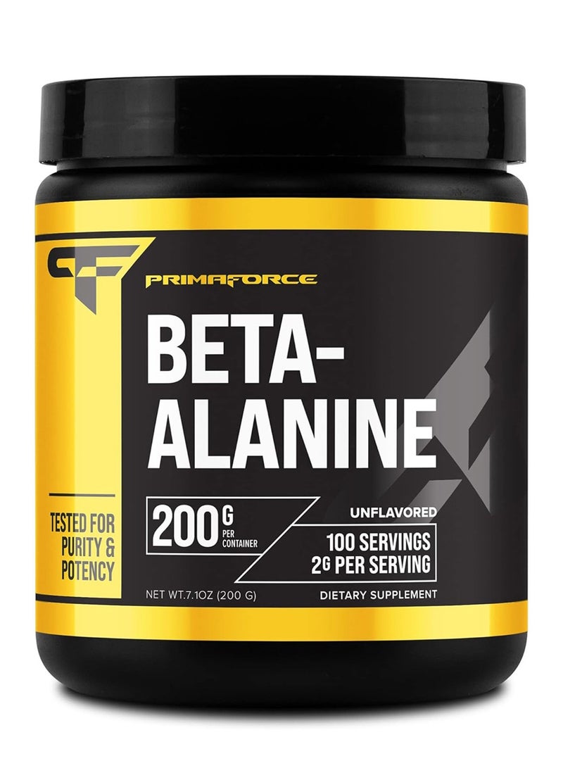 Primaforce Beta Alanine, 200g Container - 7.1 oz - Image 1