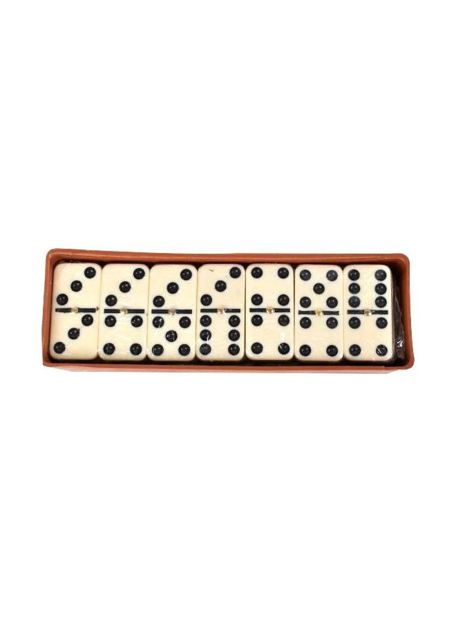 لعبة الدومينو مع علبة حافظة خشب - Image 1