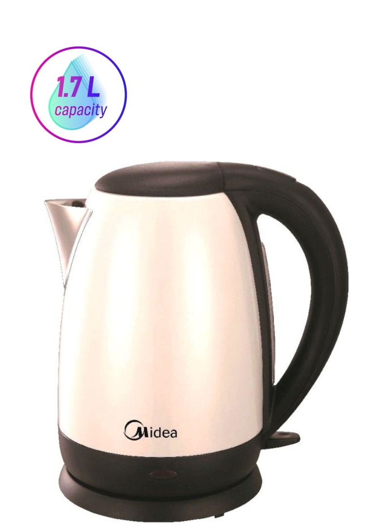 مديا غلاية كهربائية سعة 1.7 لتر 1.7 L 2200 W MK-17S18E بيج / أسود