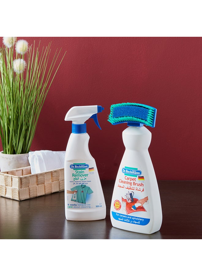 Dr. Beckmann Carpet Cleaning Brush White/Blue/Green 650ml - Image 3