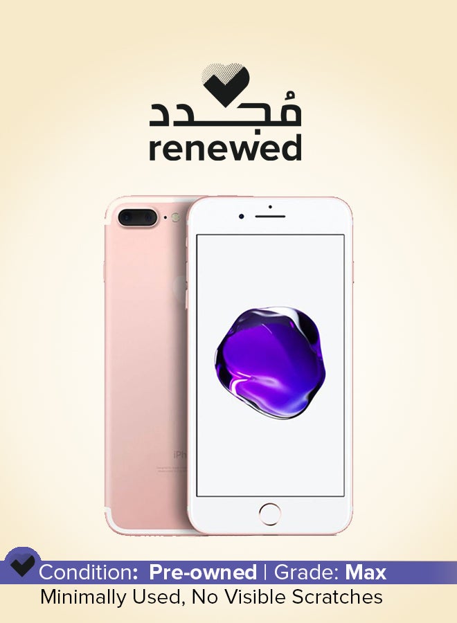 Apple Renewed - iPhone 7 Plus With Facetime Rose Gold 128GB 4G LTE - Image 1