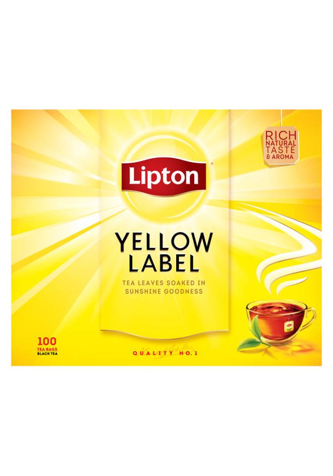 Lipton Black Tea 100 Tea bags 200g - Image 1