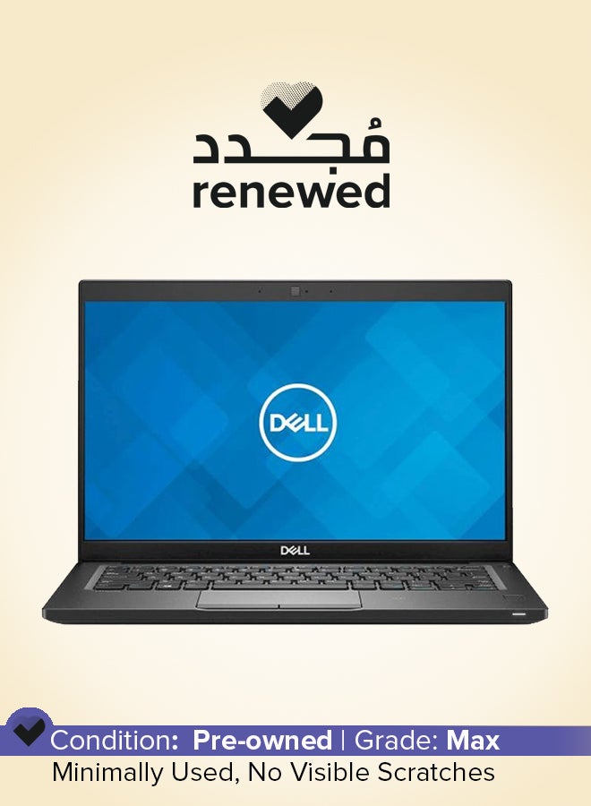 Renewed - Latitude 7390 Convertible 2-In-1 (Upgraded Version) Laptop With 13.3-Inch Full HD Display, Core i5 Processor/8GB RAM/256GB SSD/Intel UHD Graphics/Windows 10 Black