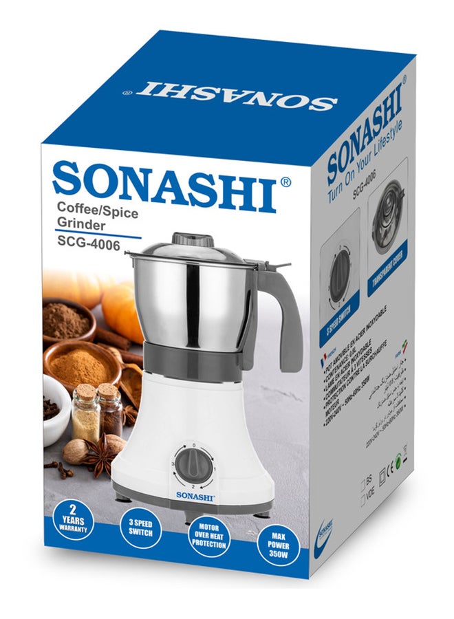 سوناشي - مطحنة قهوة كهربائية 0.8 L 350 W SCG-4006 - Image 1