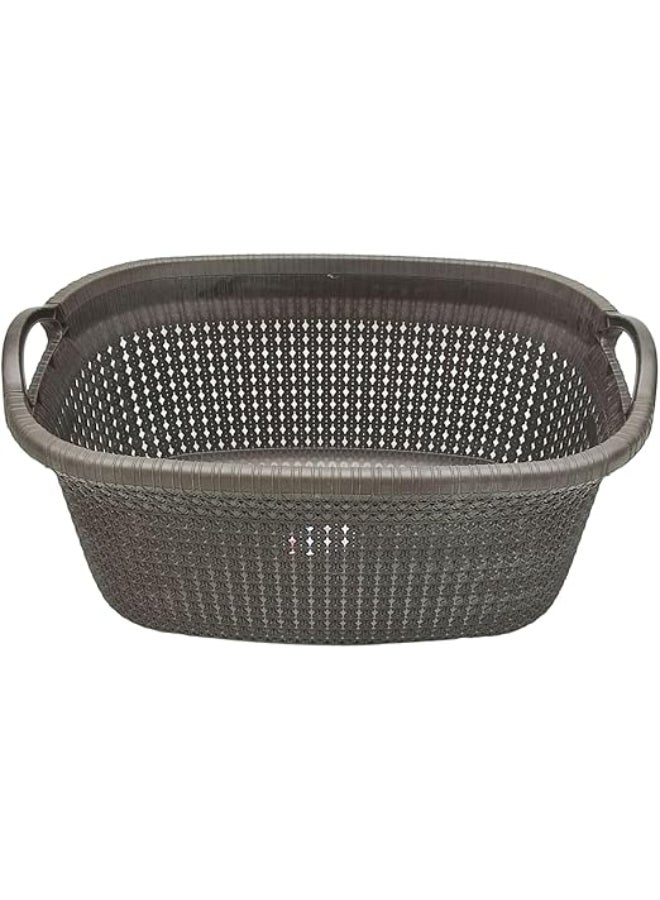 El Helal & Silver Star Laundry Basket Gray - Image 2