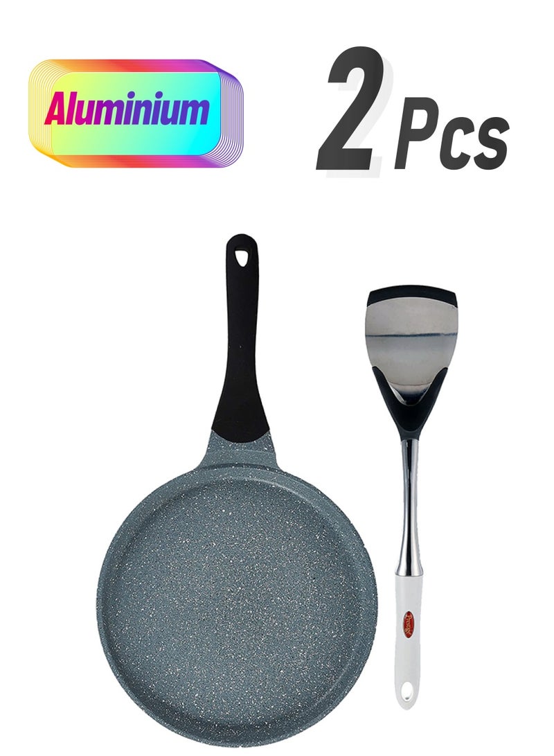 Prestige Cast Aluminum Tawa+ Turner Grey 32cm  - Image 1