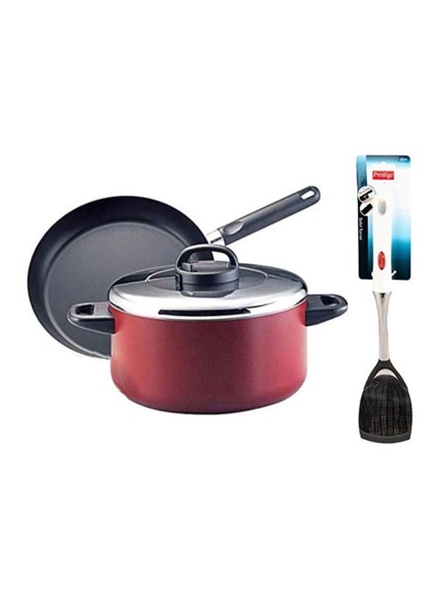 3-Piece Set Pr20933 + Spoon Pr53204 Red