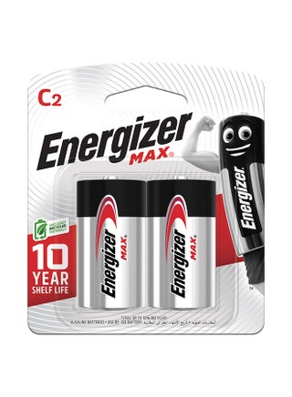Energizer Max Alkaline C Batteries - Pack Of 2 Multicolour - pnsku/N35367080A/45/_/1726210962/d6a17afd-0cc3-448c-ac47-f20823ace0c0