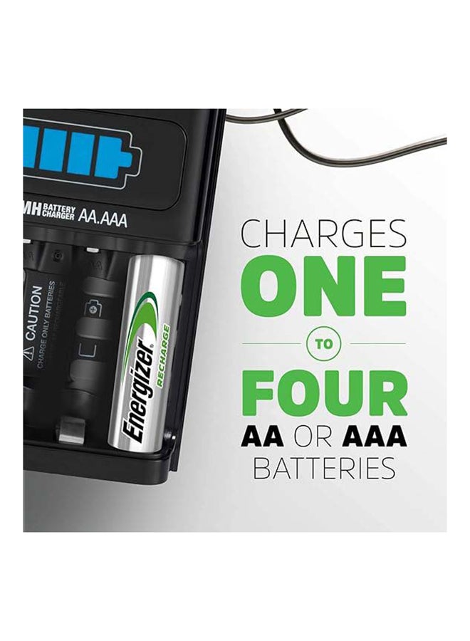 Energizer Mini Battery Charger with 2 AAA Rechargeable Batteries [Port- 2] Black/Silver - pnsku/N35367087A/45/_/1695717606/74982a76-e205-45a4-94c4-a02670297cb5