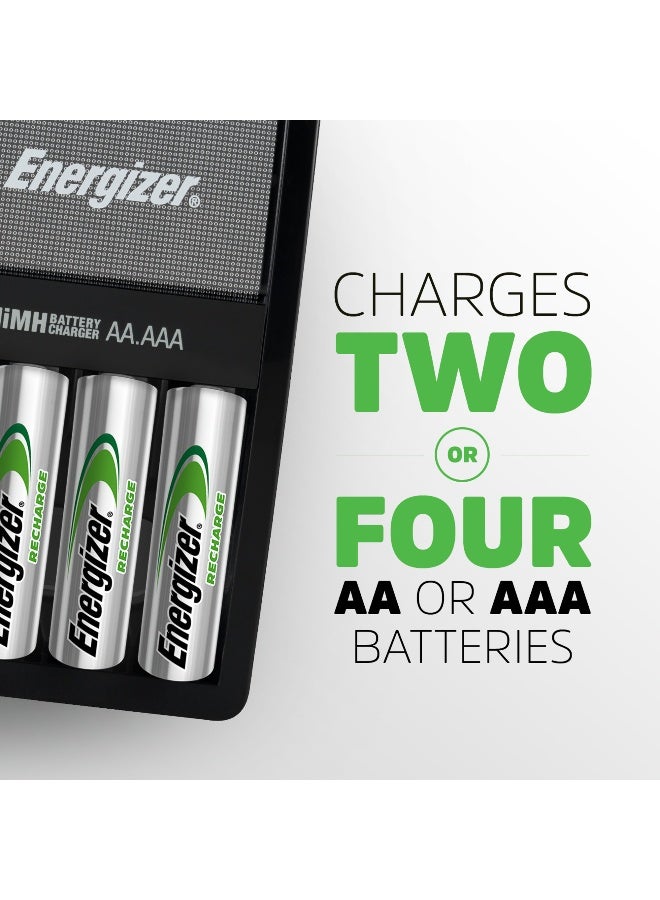Energizer Charger Maxi for AA & AAA Batteries With 4 AA Rechargeable Batteries Multicolour - Image 5