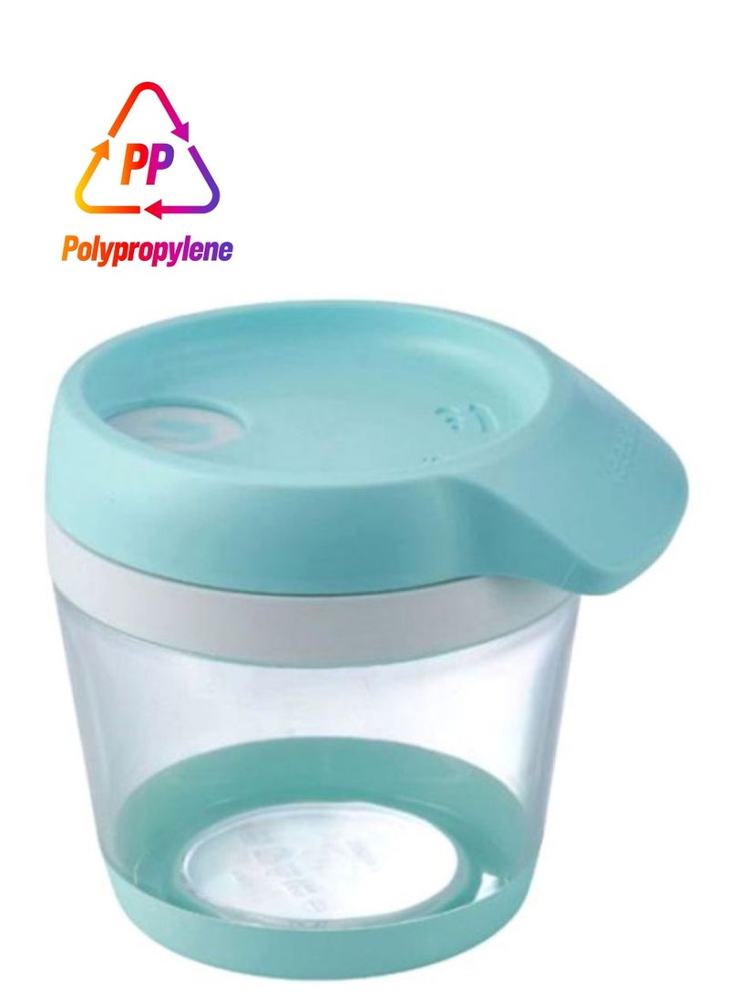 keeeper Bruni Pouring Jar Clear/Aqua 9x11x25cm - Image 1